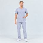 Men's V-Neck Scrub Set with Contrast Pocket Detail | G&P