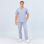 Men's V-Neck Scrub Set with Contrast Pocket Detail | G&P