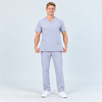 Men's V-Neck Scrub Set with Contrast Pocket Detail | G&P