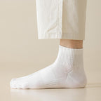 Men's Everyday Crew Socks with Ribbed Cuff