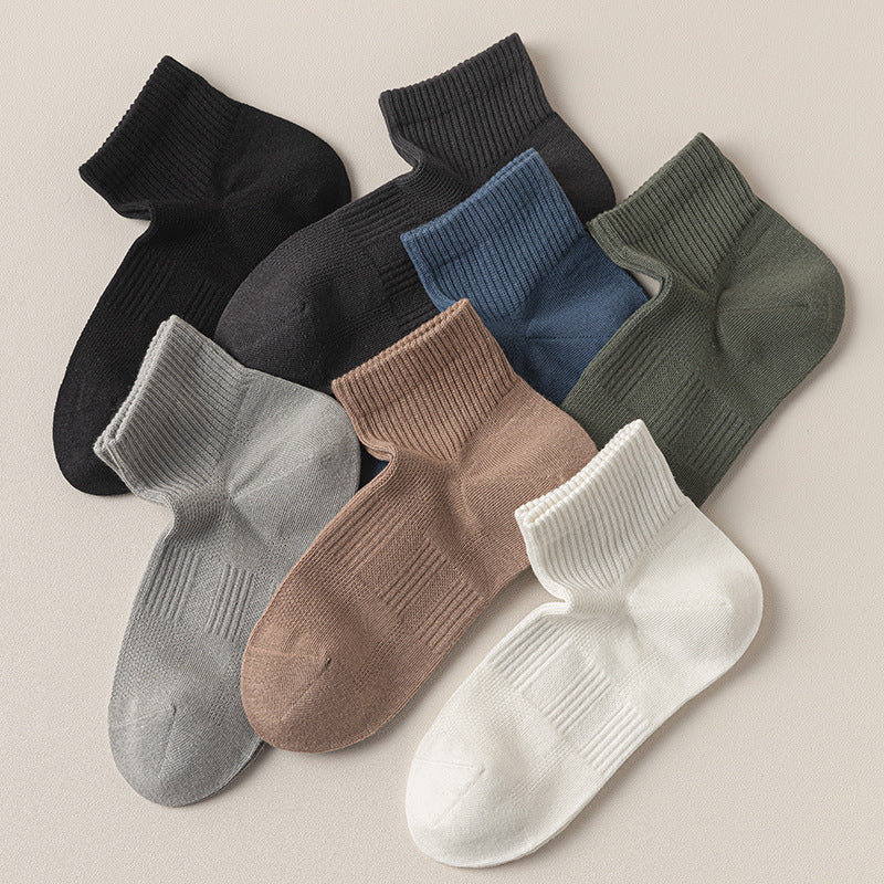 Men's Everyday Crew Socks with Ribbed Cuff