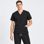 Men's V-Neck Scrub Set with Cargo Jogger Pants | G&P