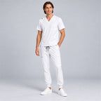 Men's V-Neck Scrub Set with Cargo Jogger Pants | G&P