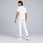 Men's V-Neck Scrub Set with Cargo Jogger Pants | G&P
