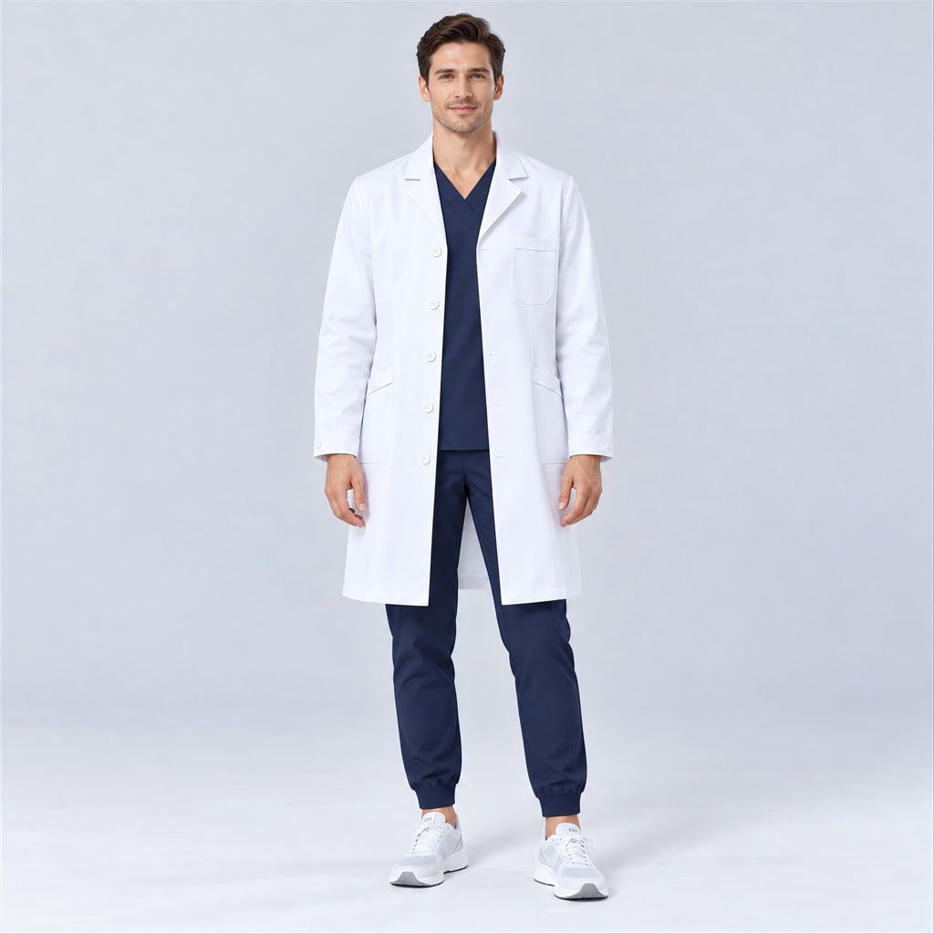 Men's Classic White Lab Coat | G&P