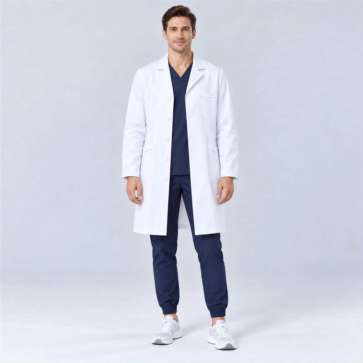 Men's Classic White Lab Coat | G&P
