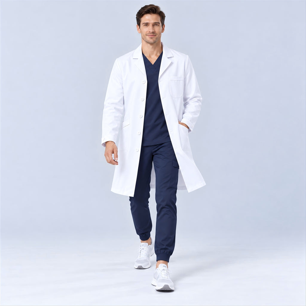 Men's Classic White Lab Coat | G&P