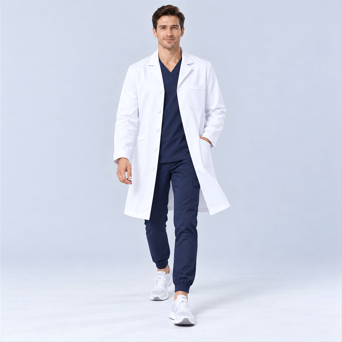 Men's Classic White Lab Coat | G&P
