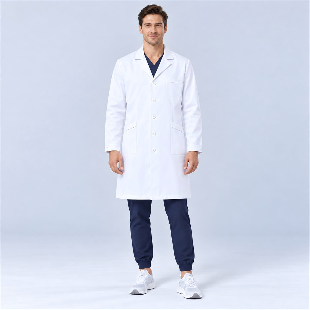 Men's Classic White Lab Coat | G&P