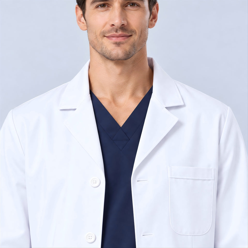 Men's Classic White Lab Coat | G&P