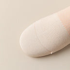 Women's Breathable Ankle Socks with Ribbed Cuff