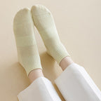 Women's Breathable Ankle Socks with Ribbed Cuff