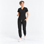 Women's V-Neck Cargo Jogger Scrub Set | G&P
