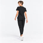 Women's V-Neck Cargo Jogger Scrub Set | G&P