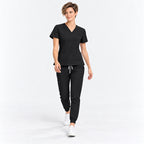 Women's V-Neck Cargo Jogger Scrub Set | G&P