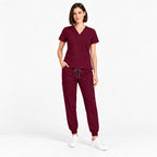Women's V-Neck Cargo Jogger Scrub Set | G&P