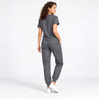 Women's V-Neck Cargo Jogger Scrub Set | G&P