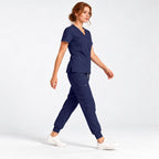 Women's V-Neck Cargo Jogger Scrub Set | G&P