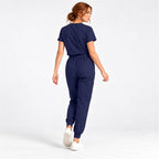 Women's V-Neck Cargo Jogger Scrub Set | G&P