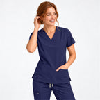 Women's V-Neck Cargo Jogger Scrub Set | G&P
