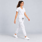 Women's V-Neck Cargo Jogger Scrub Set | G&P