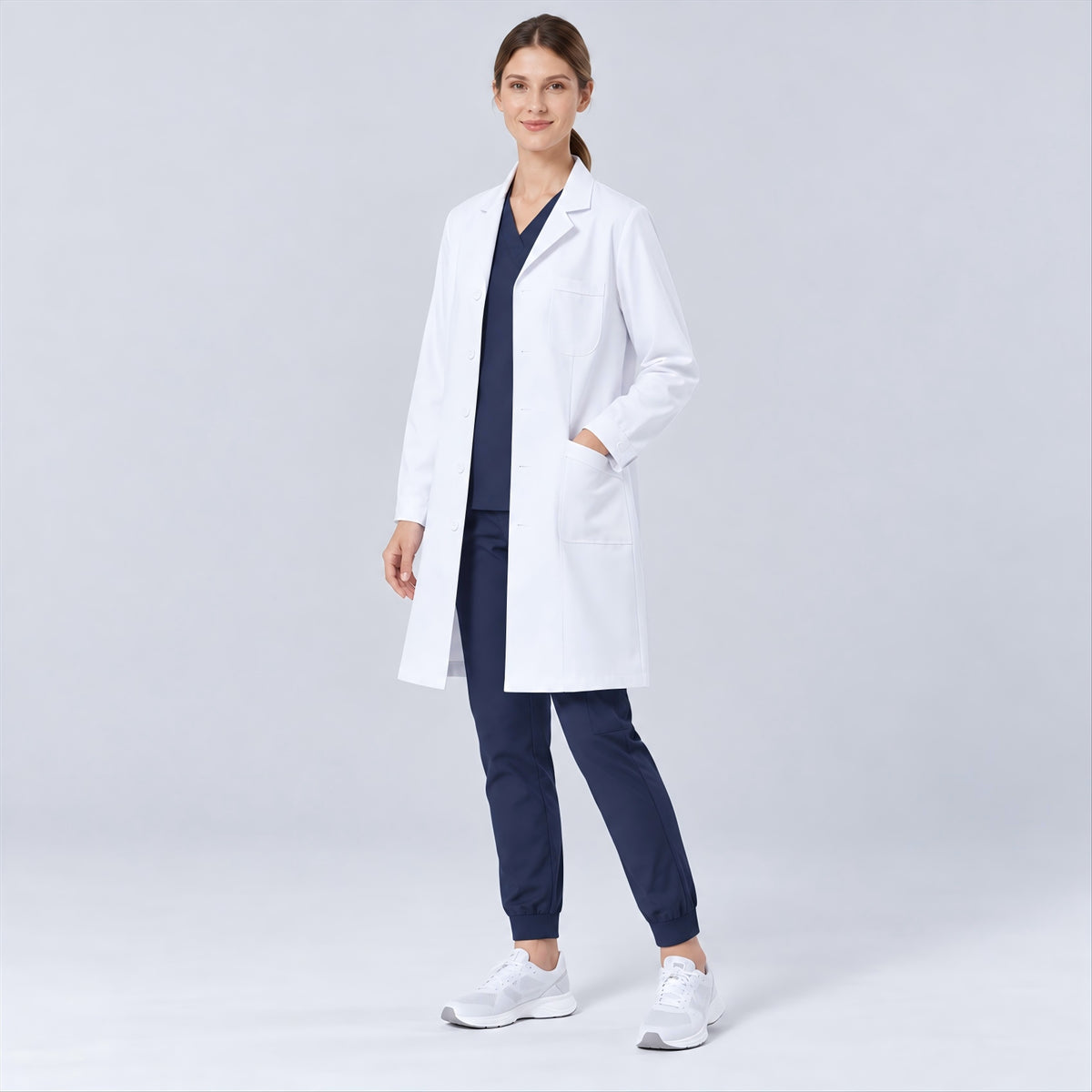 Women's Classic White Lab Coat | G&P