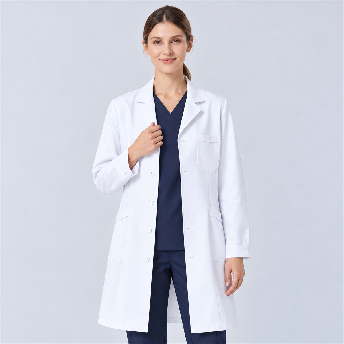 Women's Classic White Lab Coat | G&P