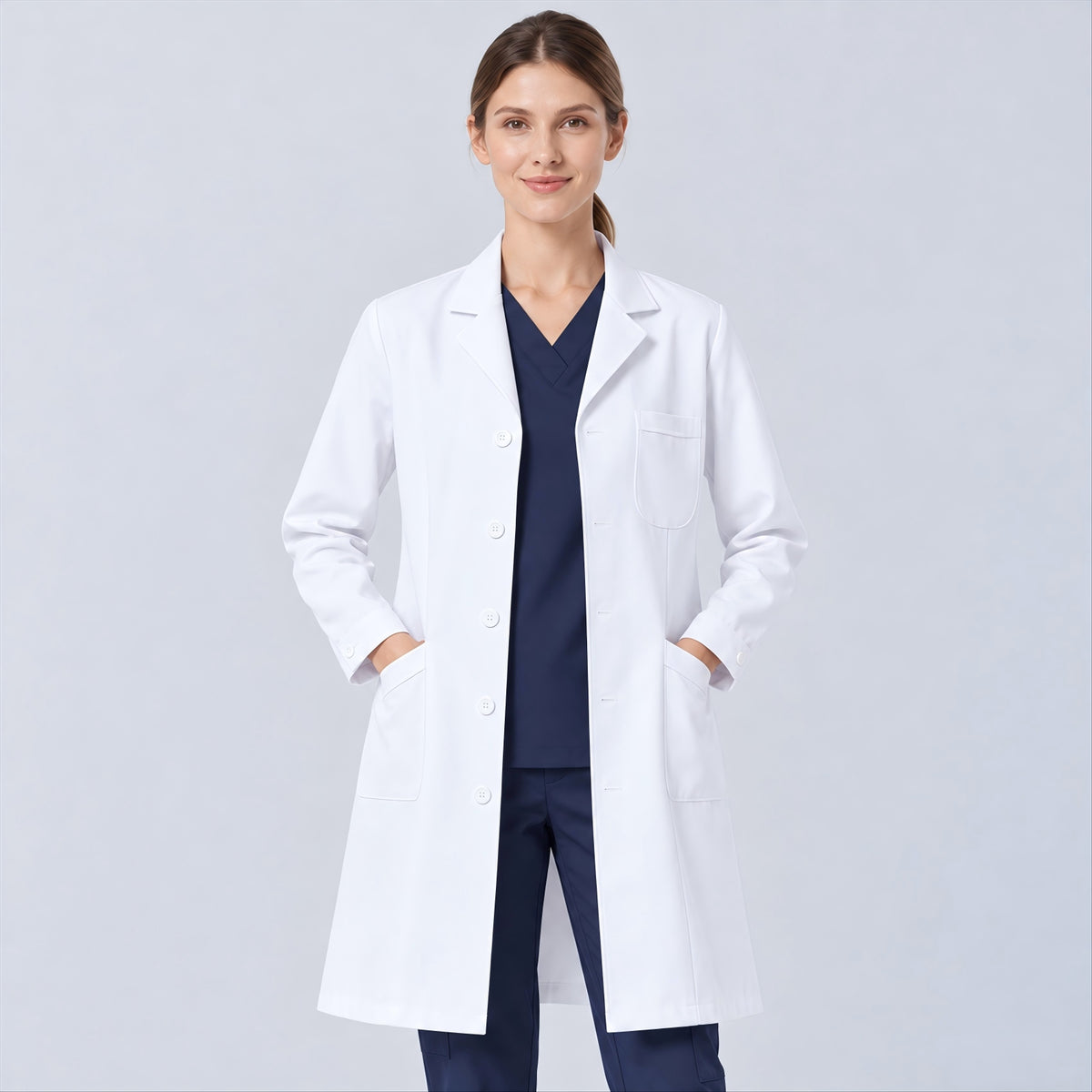 Women's Classic White Lab Coat | G&P