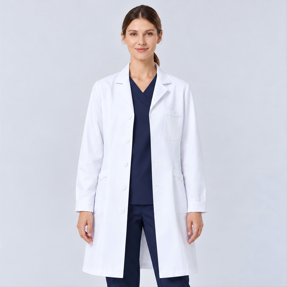 Women's Classic White Lab Coat | G&P