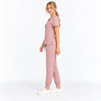 Women's V-Neck Cargo Jogger Scrub Set | G&P